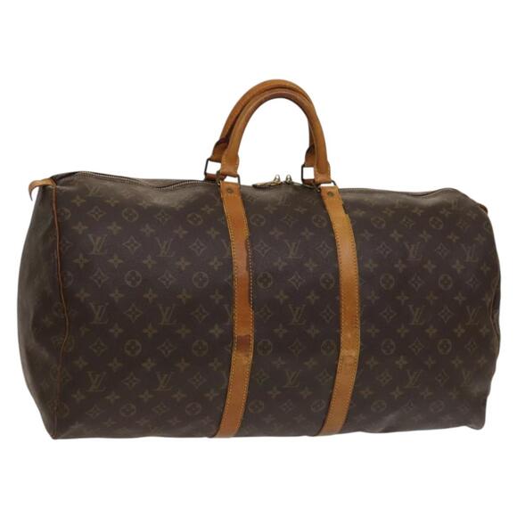 LOUIS VUITTON Monogram Keepall 55 Boston Bag M41424 - Picture 1 of 16